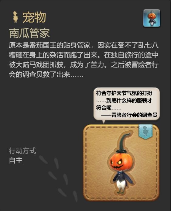 ff14南瓜管家宠物怎么获得 ff14南瓜管家获得方法插图2