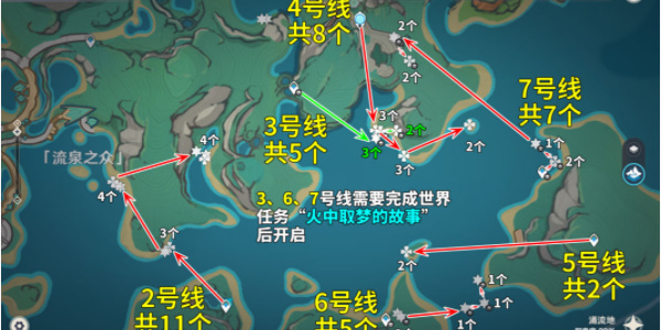 原神浪沫羽鳃采集路线插图5